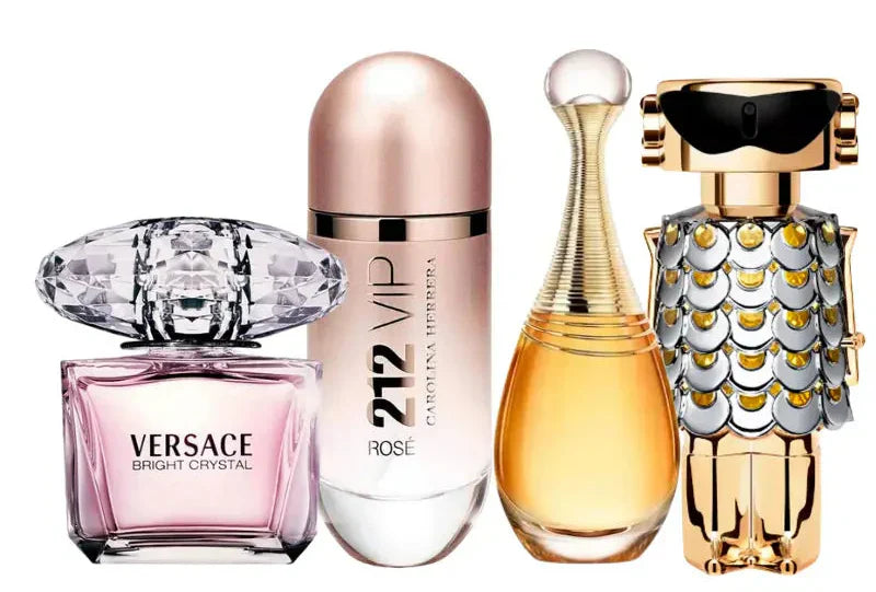 Set od 4 parfema | Jadore, 212 Vip Rose, Fame, Bright Crystal
